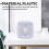60 Minute Visual Timer with Protective Case, Rainbow Disk Timer, Silent Countdown  Management Tool Light 4