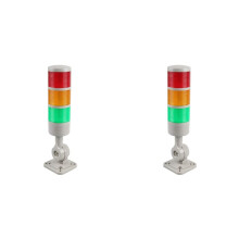 2X Luces de Torre de Señales LED, Luces de Advertencia de Señales Industriales, Luces de Torre y Tiras de Luces, Luces Fijas/Intermitentes