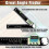 Angle Finder Protractor, 2-in-1 Miter Saw Protractor, 200mm ABS Angle Ruler, High Accuracy Miter Angle Measuring Tool 4