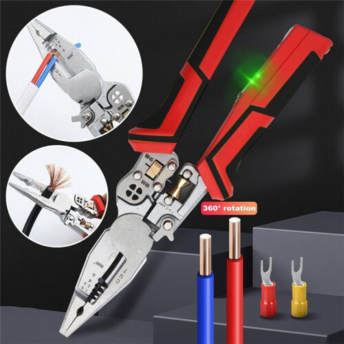 Veelzijdige Draadstriptang met Elektriciteitsmeting Elektricienstang Multifunctionele Draadstriptang 1