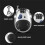 Telescopic Coded Lock Cartoon Cow Lock with Retractable Steel Cable Steel Cable Password Lock Accessory 3