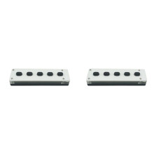2X Cichy Silikonowy Programowanie Niestandardowe Bluatooth Klawiatura Makro 5 Klawiszy Macropad Kopiuj Wklej Klawiatura USB, Bluatooth+USB