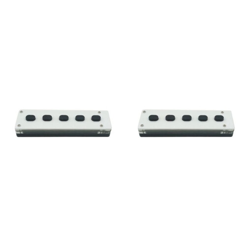 2X Silent Silicone  Custom Programming Macro Keyboard 5-Keys Macropad Copy Paste USB Keypad, +USB