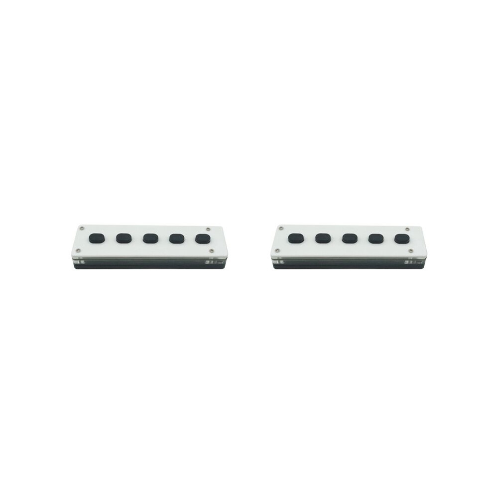 2X Silent Silicone Custom Programming Macro Keyboard 5-Keys Macropad Copy Paste Usb Keypad, +Usb 4712804129073