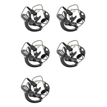 5X 2-Poliges Ohrhörer-Headset-Mikrofon für Radio Security Walkie Talkie, Hochwertiges Ohrbügel-Ohrhörer-Interphone für UV5R