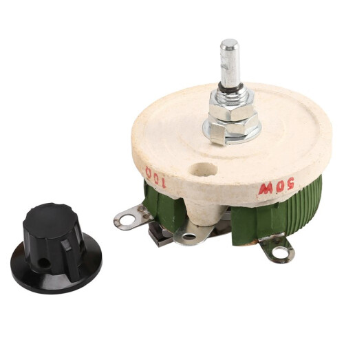 3X 50W 10 Ohm Keramisk Potentiometer Variabel Taper Pot Resistor Reostat 1