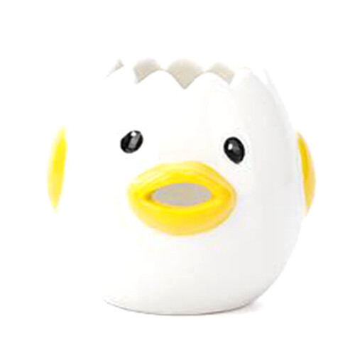 Ceramic Egg Divider White Egg Yolk Separator  Egg Liquid Filter Baking Utensils Egg Holder Kitchen Supply Yellow