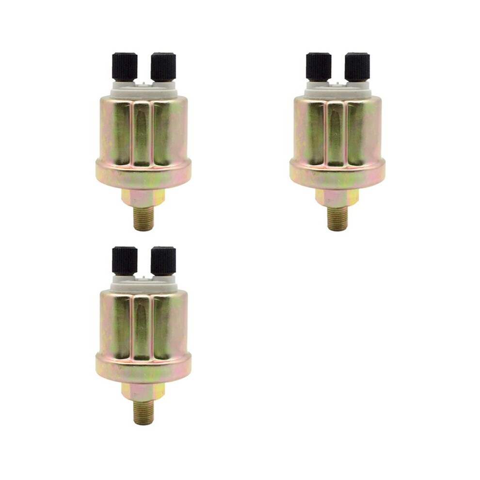 3X Ad Universal Oil Pressure Sensor 1/8Npt 10Mm 0-10Bar For Oil Press Gauge Sender Sending Unit Generator Part 6034215274738