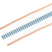 100Pcs Resistor Kit,1 / 4W Resistor 0.25W Resistor Metal Film for DIY and Experiments (4.7K)