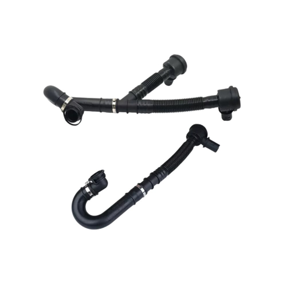 1Set Turbocharger Exhaust Pipe (Single/Double) 13717594721 For E71 F01 F02 740I 740Li Black 4713134042032