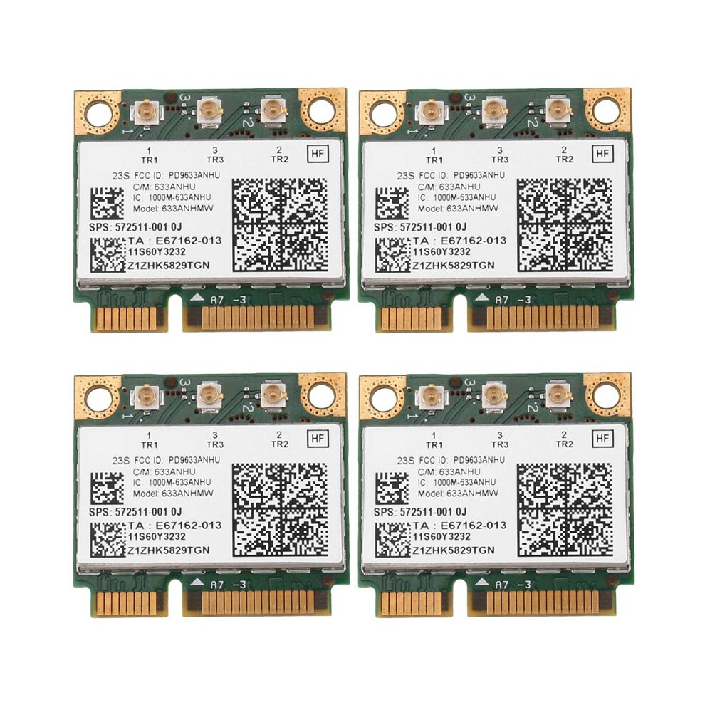 4X 6300Agn 633Anhmw Wireless Wifi Card Pcie Card 802.11A/G/N 2.4G+5.0 Ghz For T410 T420 T430 X220 4713710892204