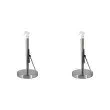 2X 2 in 1 Paper Towel Holder with Spray Bottle, Countertop Paper Towels Holders Stand Under Cabinet Papertowels Roller