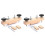 2X Guitar Bridge Clamp, Entry Level Bridge Clamp Acoustic ,for Classical/Acoustic Guitar Accessory Luthier Tools 1