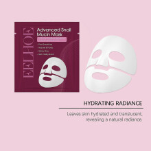5PCS Advanced Snail Mucin Glass Glow Hydrogel Face Masks Skincare, Collagen Face Mask, Travel Essentials, Overnight Face Mask