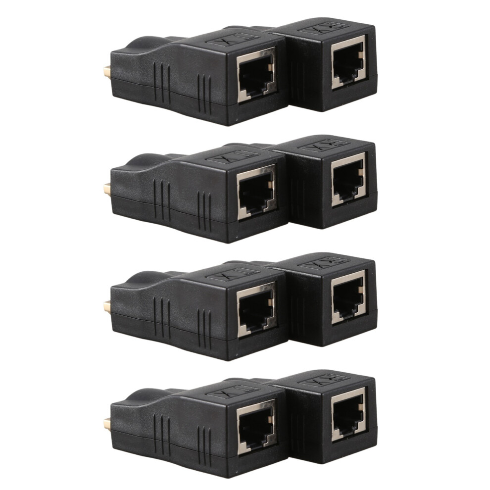 8X 4K 3D 1.4 30M Extender To Rj45 Over Cat 5E/6 Network Lan Ethernet Adapter 4712490958506