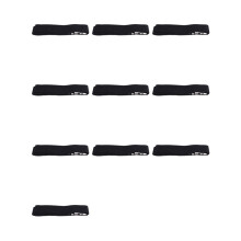 10X Cloth Belt Waistband Band Belt Black Men 38mm