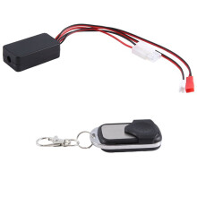 4X Portable Automatic Simulated Winch Controller Wireless Remote Control Receiver for Axial SCX10 1/10 RC Crawler Car