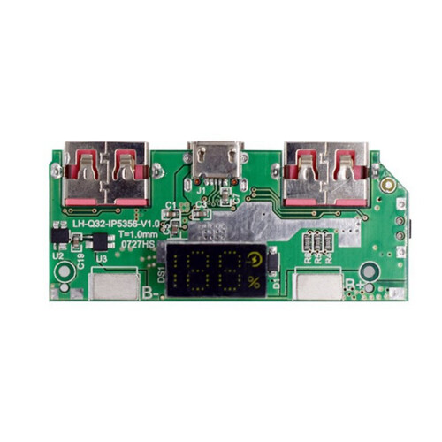 2X 5V 3A Lithium Battery Digital Display Fast Charging Module IP5356 TYPE-C Micro-USB QC3.0 2.0 PD3.0 PD2.0/AFC/FCP 2