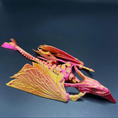 (E) 3D Printed Avatar Flying Dragon Figure Articulated Joints for Display Gift 1