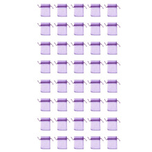 40 Pack Beautiful Dark Organza Gift and Favour Bags 7Cm X 9Cm