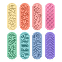 8Pcs Sensory Stones for Kids Sensory Bar Fine Motor Skill Child Fidget Toys Textured Worry Stone