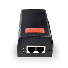 Poe Injector 48V 60W Output 100Mbps Power over Ethernet Single PoE Support IEEE 802.3at PoE Adapter EU Plug