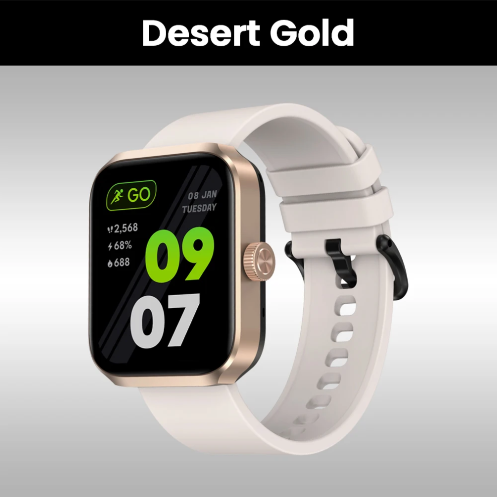 (Desert ) Smart Watch 1.78'' Amoled Display Built-In Alexa Make/Receive Phone Calls Smartwatch Gold 6900890401403