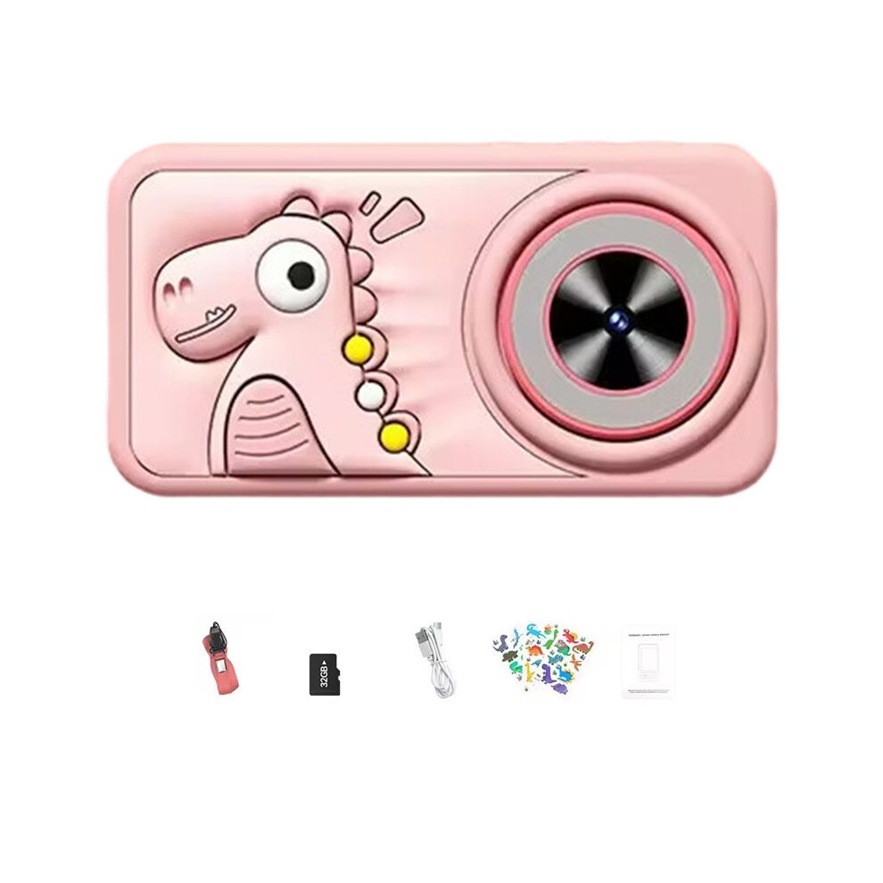 1080P Hd Camera For Toddler 2.4Inch Screen Autofocus Cute Cartoon Mp3 Video Selfie Camera For Xmas Birthday Gifts 4712697388786