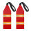 2pièce Drapeaux de Sécurité Réfléchissants pour Kayak, Drapeau de  pour Remorquage de Bateau avec Sangle 2