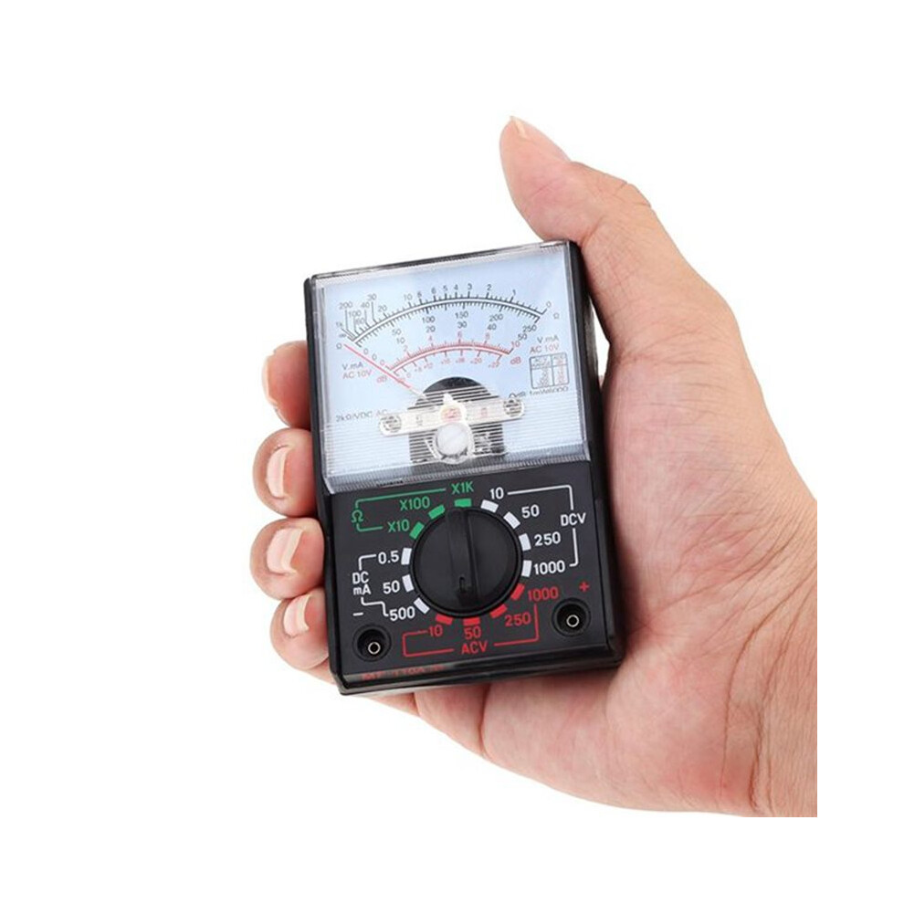 Multimeter, Ac/ Volt 1000V Voltmeter Amp Volt Ohm Voltage Tester Meter With Test Leads 6032199733722