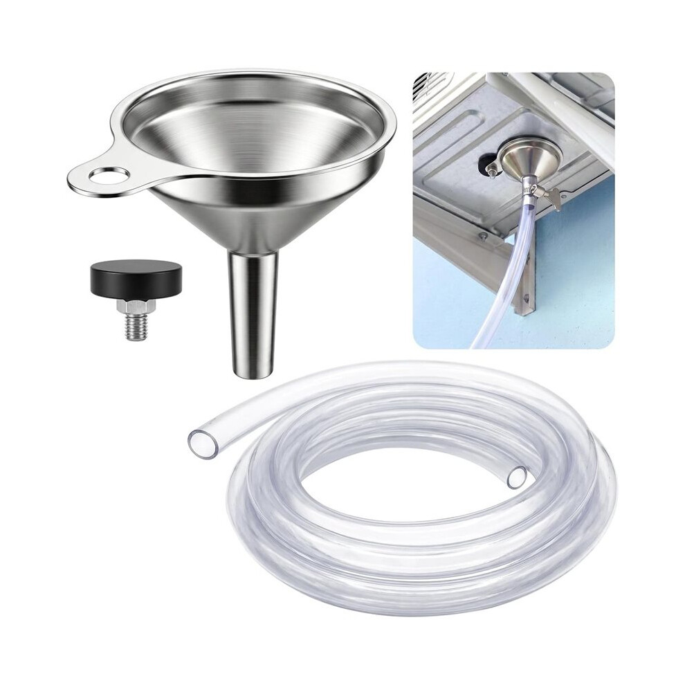 6Ft Magnetic Window Air Conditioner Drain Kit, Universal Portable Ac Drain Hose Kit Ac Drain Pipe Replacement Condensate 4714149749640