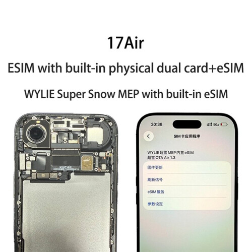 For  17 Air Version ESIM Conversion to MEP Single SIM Card Integration Solution Super Snow IC  Repair Tool