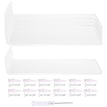 6 Pack Floating Shoe Display,Shelves Wall Mount Levitating Shoe Display Stand for Sneaker Collection or Shoes Box