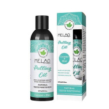 Coconut Pulling Oil - Organic Essential Oils Mouthwash for Healthy Gums, Teeth Whitening & Fresh Breath