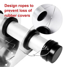 Trailer Document Holder W/End Caps for Truck Trailers Body Auto Vehicle Tractor Insurance 1-5/8" X 9-7/16" 4Pcs
