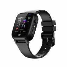 (Black) Smart Watch 4G Multifunctional Waterproof SOS GPS Location Camera Call Sim Card Child Gifts Sports Digital Watches Tracker