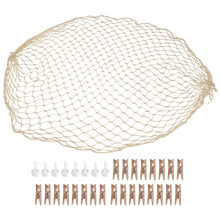 Fish Net for Home Photo Frame Wall Decorative Mediterranean Style for Nautical Party,Baby Shower,Photographing Decor