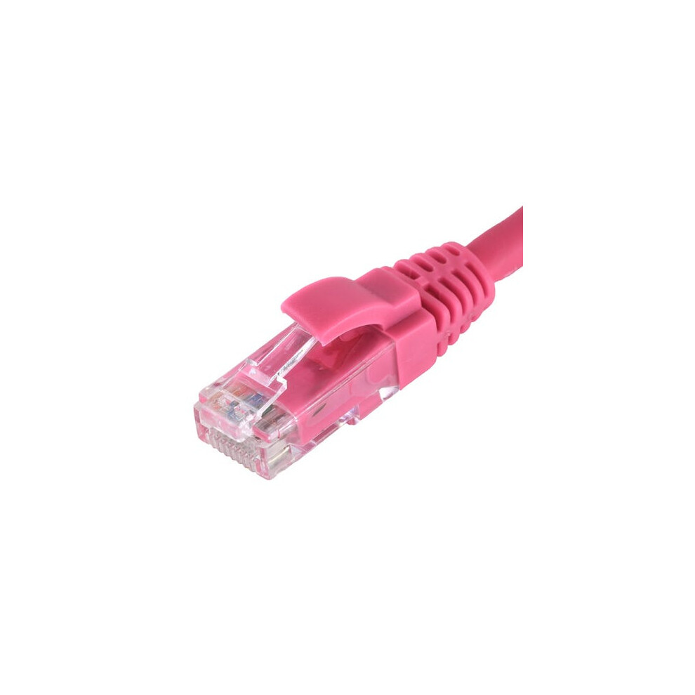 Cablenet 4M Cat5e Rj45 U/Utp Lsoh 26Awg Snagless Booted Patch Lead Pink 5056750325912