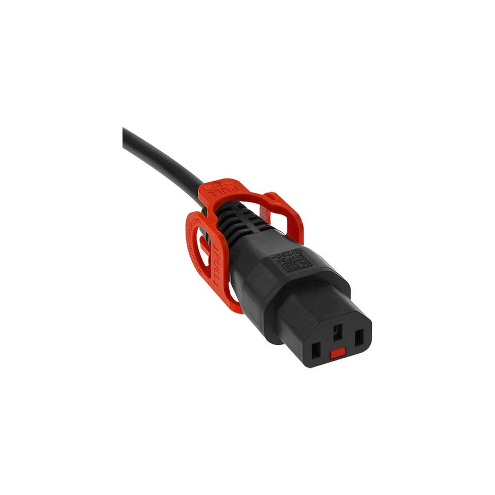 Scolmore 1.5M C14 - C13 Lock+ Pvc 1.0Mm Power Lead Black 5055287012524