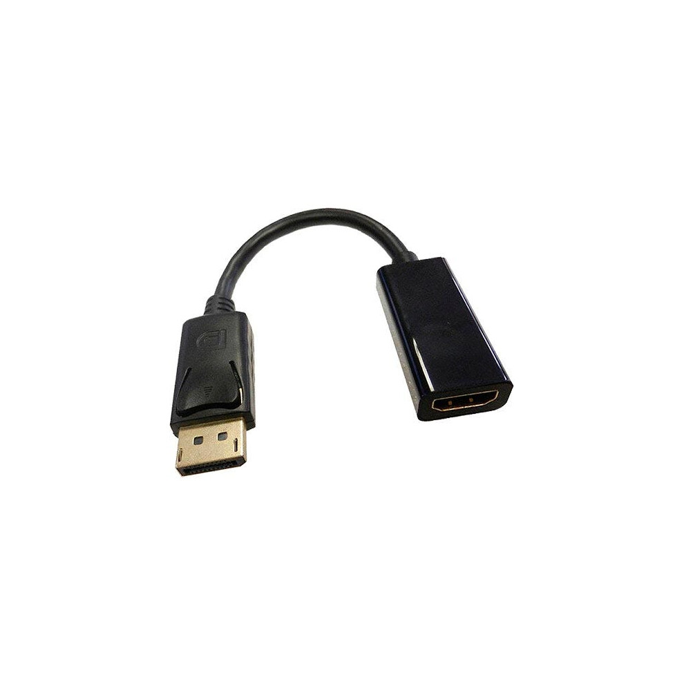 Cablenet 15Cm Displayport Male 1.2 - Hdmi 1.4B 1080P 60Hz Cable Adaptor Black 5056750301428