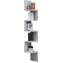 (Matt, Wood) Wood wall shelf deco corner shelf Mintis