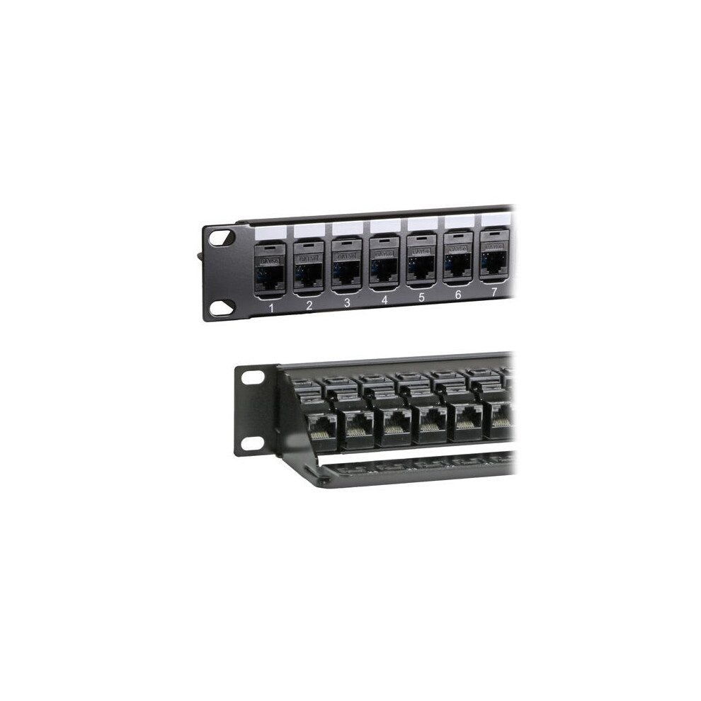 Cablenet 24 Port Cat5e Utp 1U Coupler Panel 5056750316170