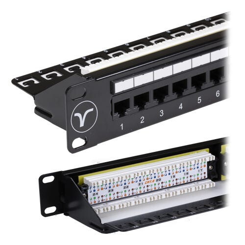Cablenet 24 Port Cat6 UTP 1u Patch Panel