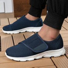 (Blue, 43) Orthopedic Wide Foot Edema Shoes, Thumb Valgus Adjustment, Soft And Comfortable Diabetic Shoes, Walking Shoes