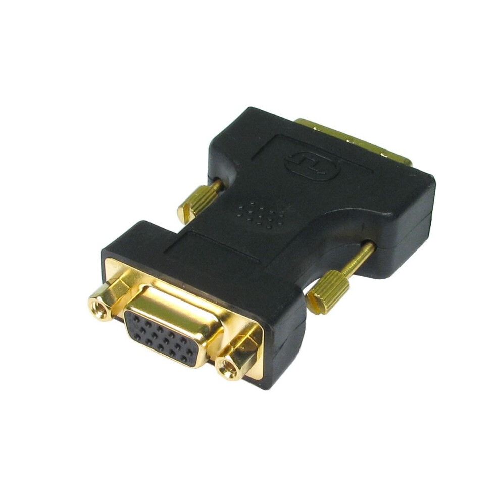 Cms Cables Dvi-A (M) To Vga (F) Adapter Black/Gold 5055781209963