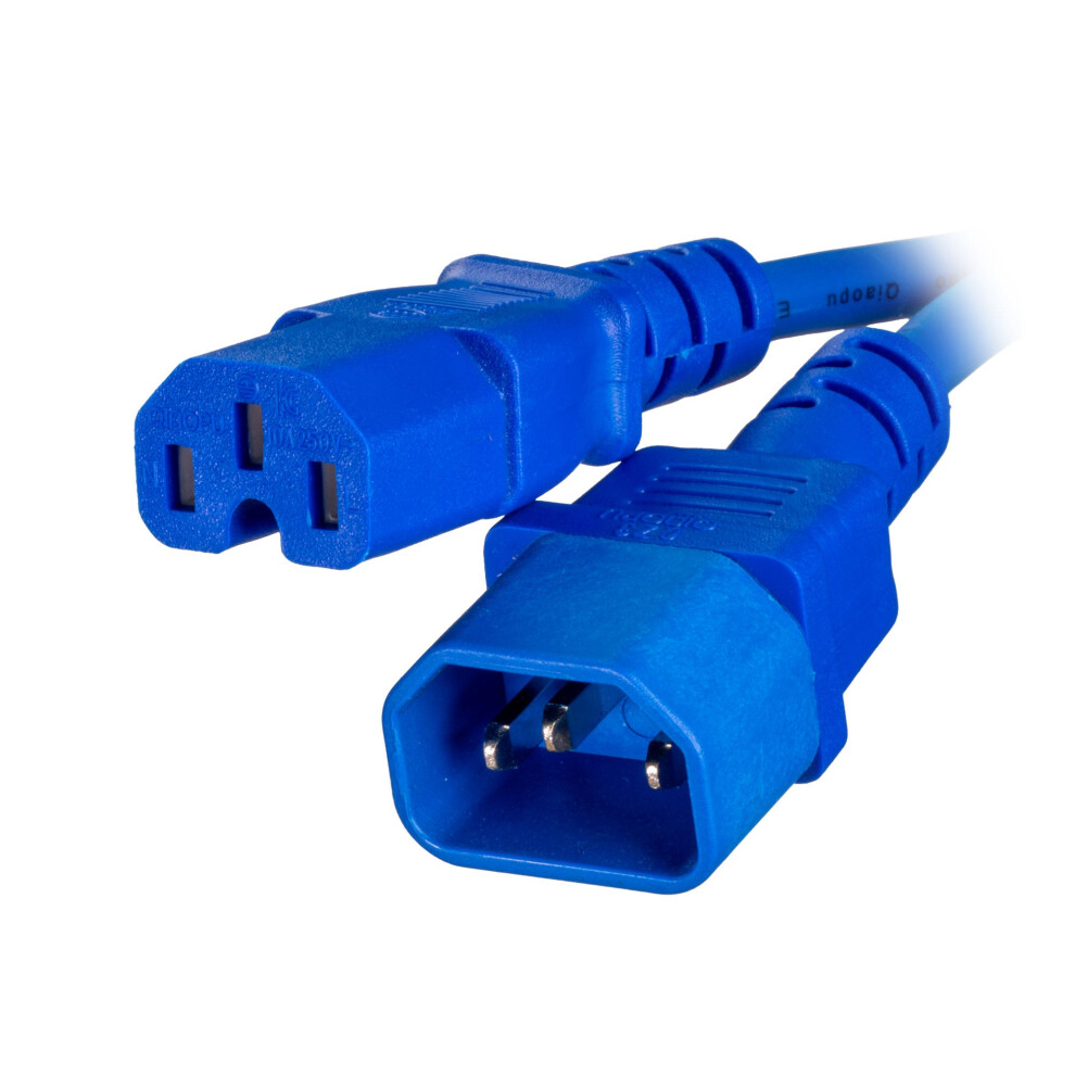 Cablenet 1M C14 - C15 Hot Condition H05rr-F 0.75Mm Power Lead Blue 5056750341325