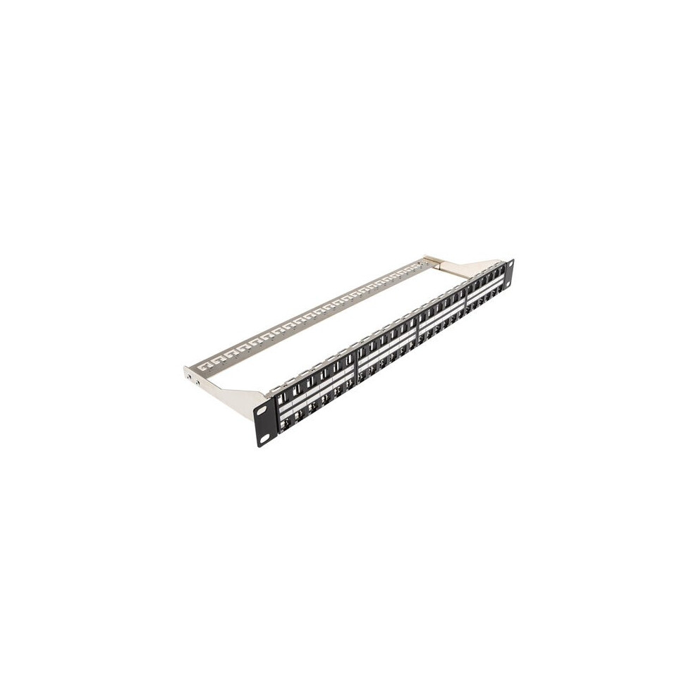Cablenet 48 Port 1U Unloaded Keystone Patch Panel 5056750316729