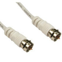 CDL 1m F Connector M-M - White
