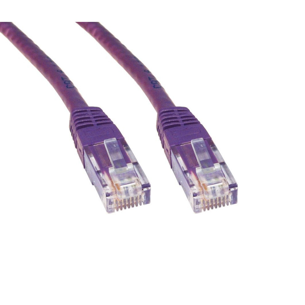 CMS Cables 10m Cat6 Networking Patch Cable - Violet