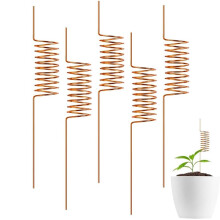 6 Pack Electroculture Plant Stakes Soft Copper Wire Long Copper Gardening Stakes Electro Culture Gardening